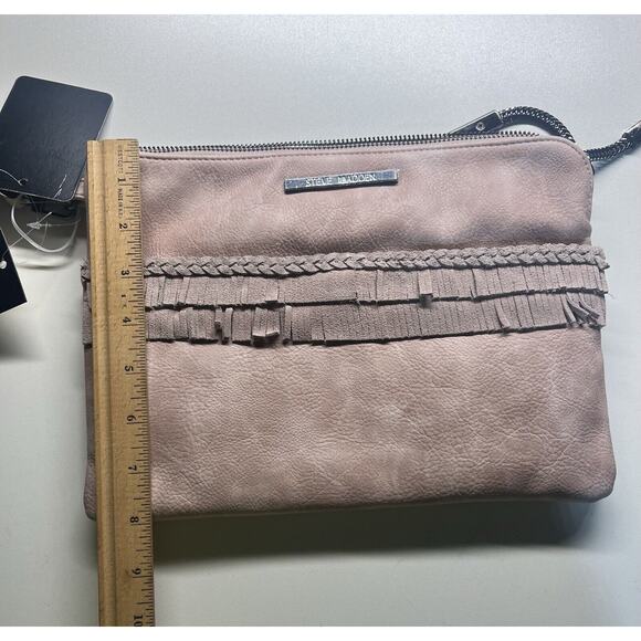 Steve Madden Blush Clutch Genuine Suede NWT‎ - Picture 5 of 9